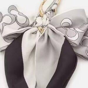 Coach Monogram Style Bag Bow, NWOT